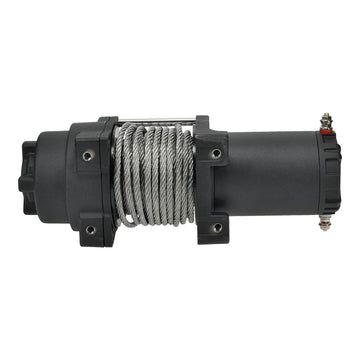 All Balls 4 Bolt Winch 4500lb with 33ft Steel Wire
