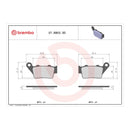 Brembo Prime Brake Pad Sinter Rear 07BB02SD