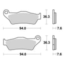 Brembo Upgrade Brake Pad Sinter Front 07BB04SX