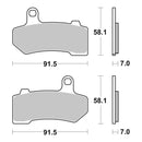 Brembo Prime Brake Pad Sinter Rear 07HD17SP