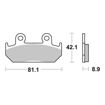 Brembo Prime Brake Pad Sinter Front 07HO21SA
