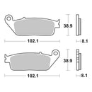 Brembo Prime Brake Pad Sinter Front 07HO30SA