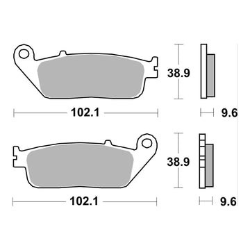 Brembo Prime Brake Pad Sinter Front 07HO41SA
