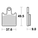 Brembo Xtra Brake Pad Sinter Front 07KA28SR