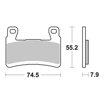 Brembo Prime Brake Pad Sinter Front 07KA29SA