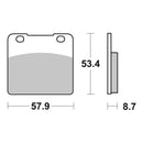 Brembo Prime Brake Pad Sinter Front 07SU06SA