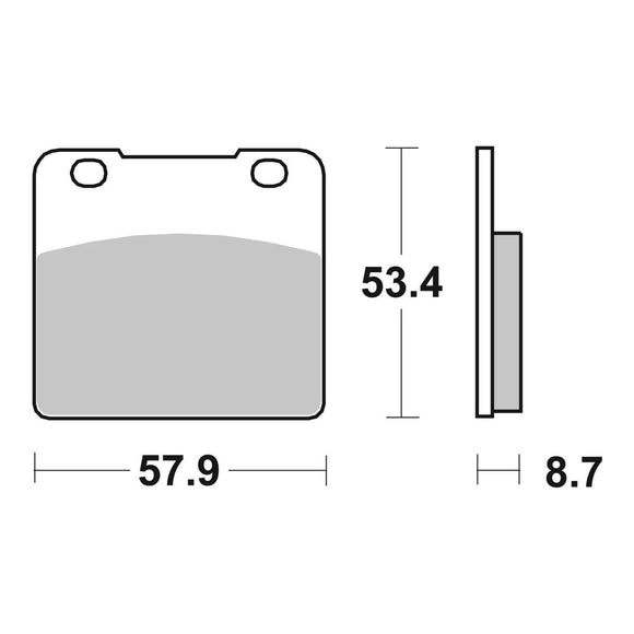 Brembo Prime Brake Pad Sinter Front 07SU06SA