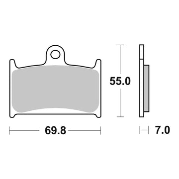 Brembo Prime Brake Pad Sinter Front 07SU22SA