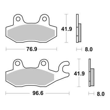 Brembo Prime Brake Pad Sinter Front 07YA22SA