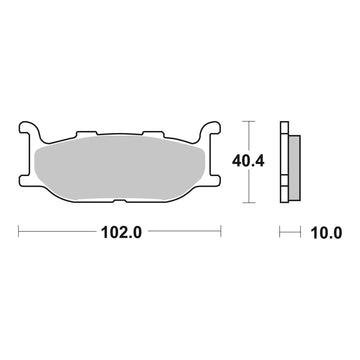 Brembo Prime Brake Pad Sinter Front 07YA27SA