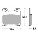 Brembo Prime Brake Pad Sinter Rear 07YA40SP
