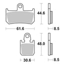 Brembo Prime Brake Pad Sinter Front 07YA46SA