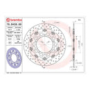 Brembo Prime Brake Disc Serie Oro Front 78B40866