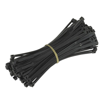 Whites Cable Ties 380 x 7.6mm (100/Bag) - Black