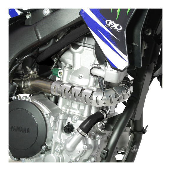 DRC 4-Stroke Universal Exhaust Pipe Guard - Titanium