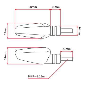 DRC 602 LED Flasher 12V (2 Pack) - Clear
