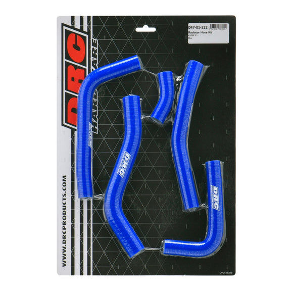 DRC Radiator Hose Kit - Kawasaki KX250F ('21-) - Blue