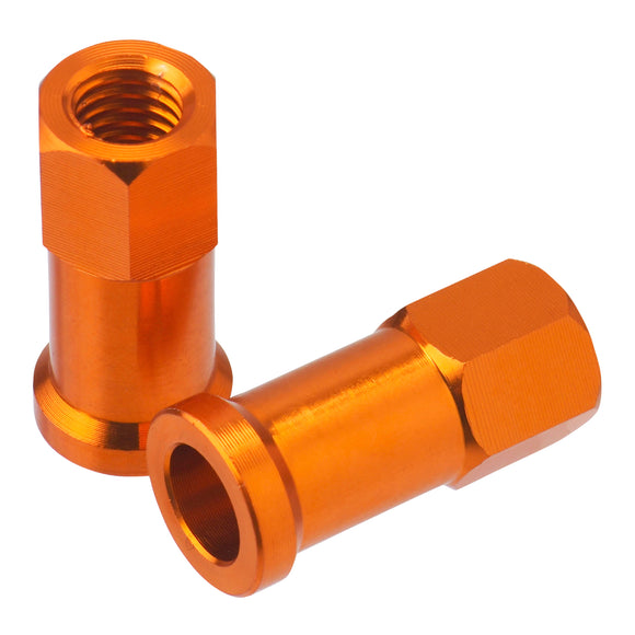 DRC Rim Lock Nuts (2 Pack) - Orange