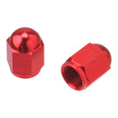 DRC Aluminium Valve Caps (2 Pack) - Red