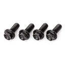 DRC Aluminium M6 Flange Bolts 20mm - Black (4 Pack)