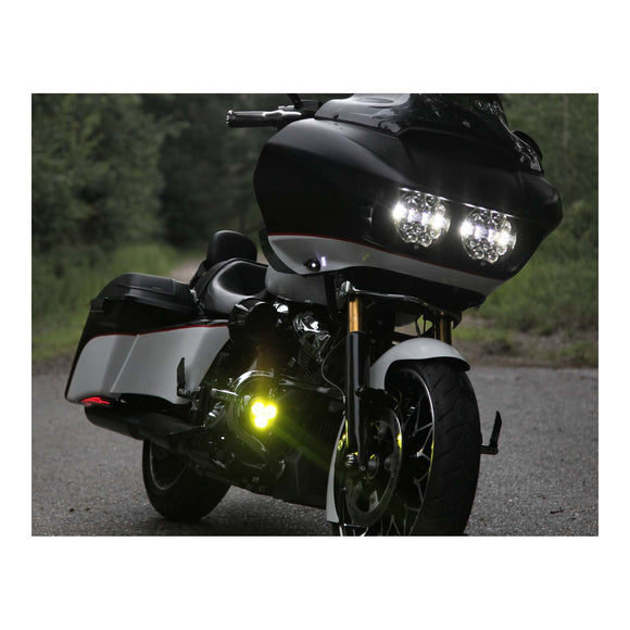 Denali HD Road Glide Head Light Packaged Kit