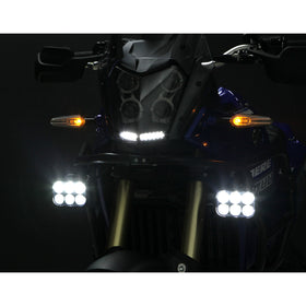 Denali DL6 Driving Light - DataDim Technology, 6-LED, Elliptical Hybrid Beam