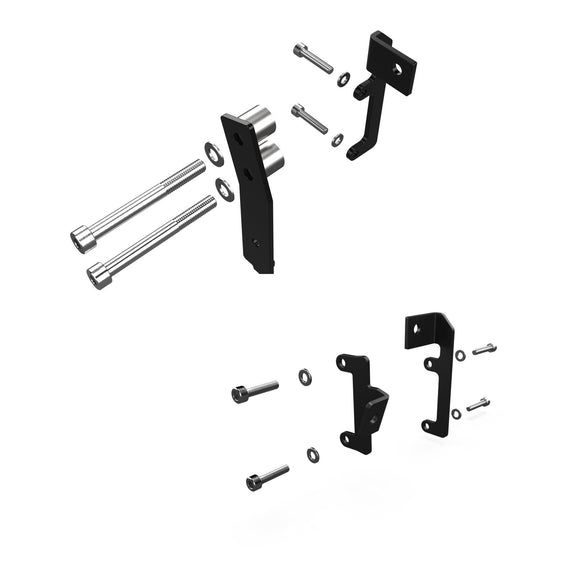 Denali Compact Horn Mount Bracket BMW R1200GS/GSA with M8 Fairing Bolts