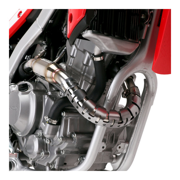 DRC 4-Stroke Universal Exhaust Pipe Guard - Titanium