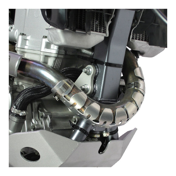 DRC 4-Stroke Universal Exhaust Pipe Guard - Titanium