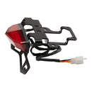 DRC Edge Tail Light Holder Kit- Kawasaki KLX230 '20- - Red Lens