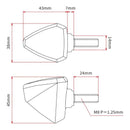 DRC 601 LED Flasher 12V - Orange (2 Pack)