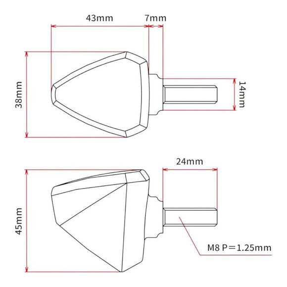 DRC 601 LED Flasher 12V - Orange (2 Pack)