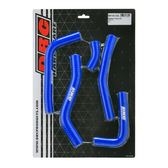 DRC Radiator Hose Kit - Kawasaki KX250F ('21-) - Blue