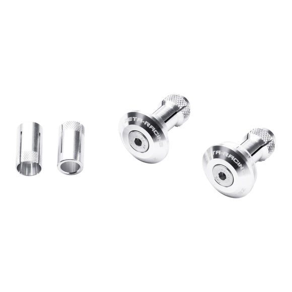 Zeta Bar End Plugs 29mm (2 Pack) - Silver