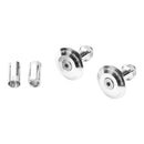 Zeta Bar End Plugs 35mm (2 Pack) - Silver