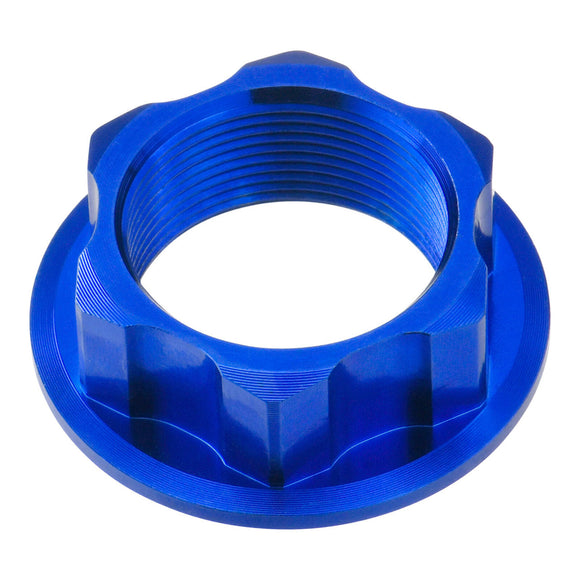Zeta Stem Nut M22 x 27 P1.0 H12 - Blue