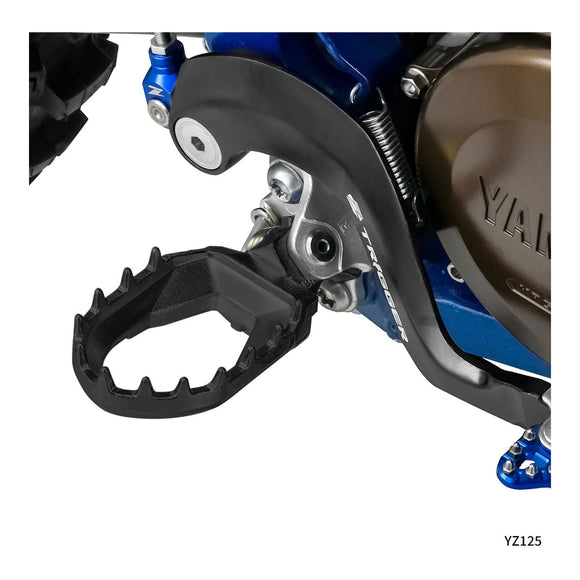 Zeta Max Foot Pegs - Yamaha YZ 2-Stroke - Black