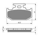 GOLDfren Brake Pads GF001 - S3