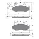 GOLDfren Brake Pads Sintered Sports GF002 - S3 (PH46)