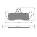 GOLDfren Brake Pads Off-Road Racing GF006 - K5 (PR113)