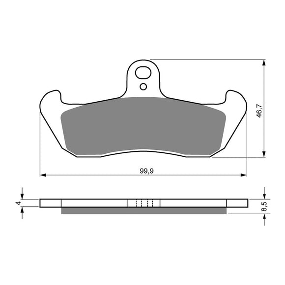 GOLDfren Brake Pads GF006 - S3