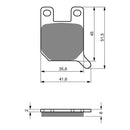 GOLDfren Brake Pads Sintered Sports GF008 - S3 (PH88)