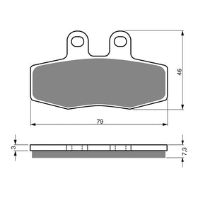 GOLDfren Brake Pads Sintered Sports GF010 - S3 (PH241)