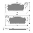 GOLDfren Brake Pads GF022 - GP5
