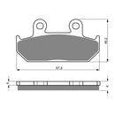 GOLDfren Brake Pads Sintered Sports GF024 - S3 (PH41)