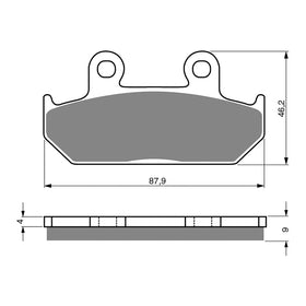 GOLDfren Brake Pads Sintered Sports GF024 - S3 (PH41)