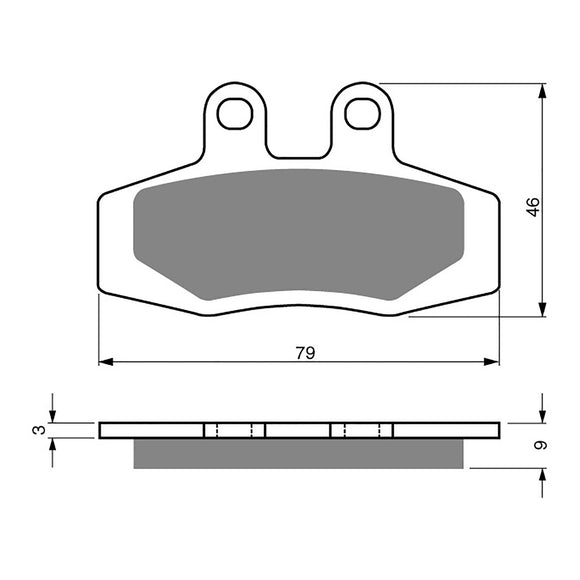 GOLDfren Brake Pads Off-Road Racing GF026 - K5 (PR111)