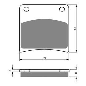 GOLDfren Brake Pads Sintered Sports GF027 - S3 (PH51)