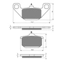 GOLDfren Brake Pads Sintered Sports GF037 - S3 (PH26)