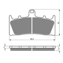 GOLDfren Brake Pads Sintered Sports GF039 - S3 (PH122)